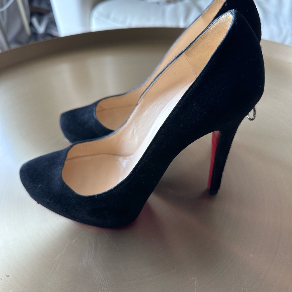 Elegant Christian Louboutin Black High Heels